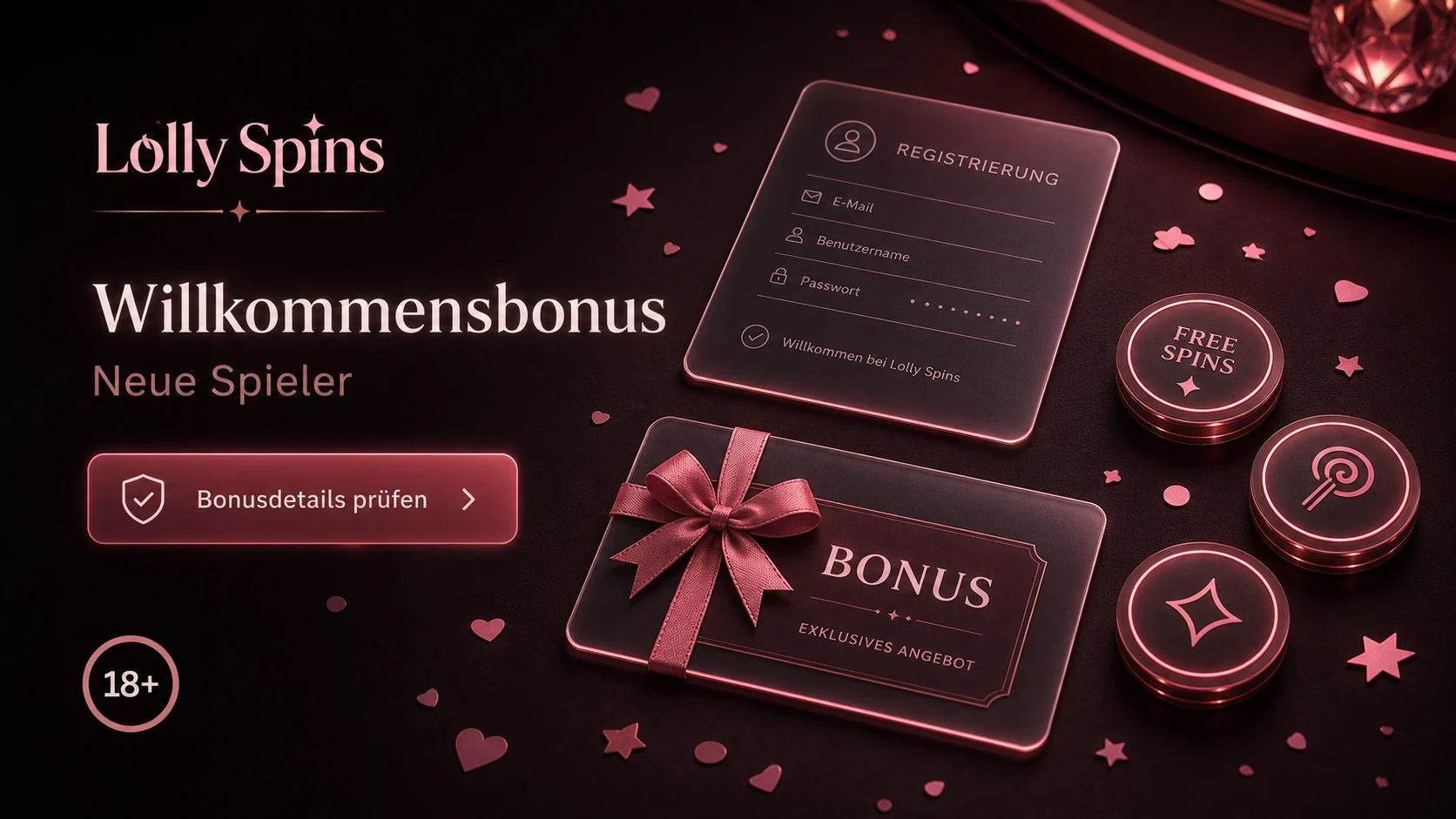 Lolly Spins Willkommensbonus für neue Spieler