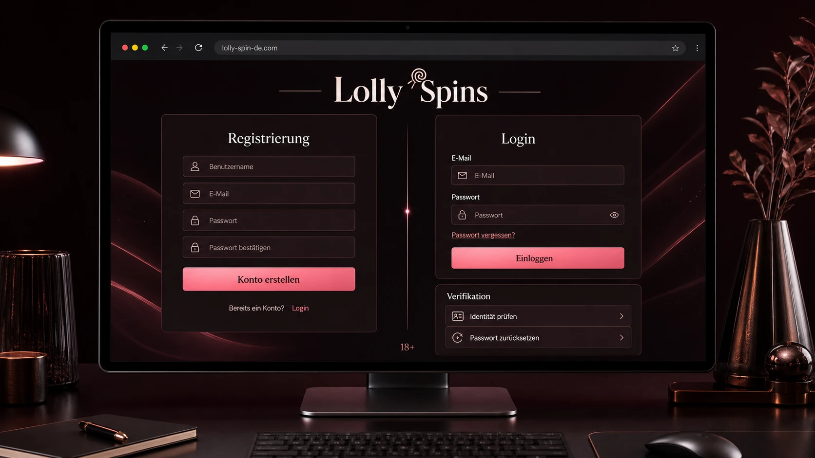 Registrierung und Login